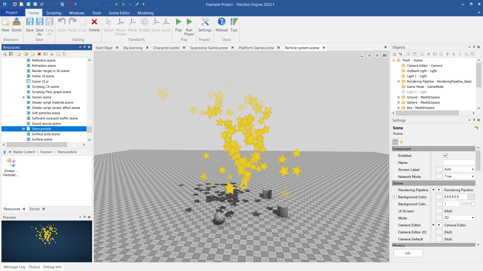 NeoAxis 2019 4 Particles.png